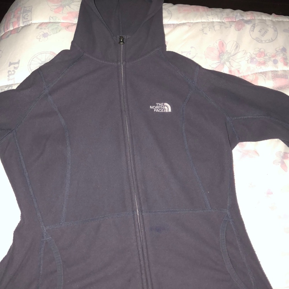 Purple north face jacket